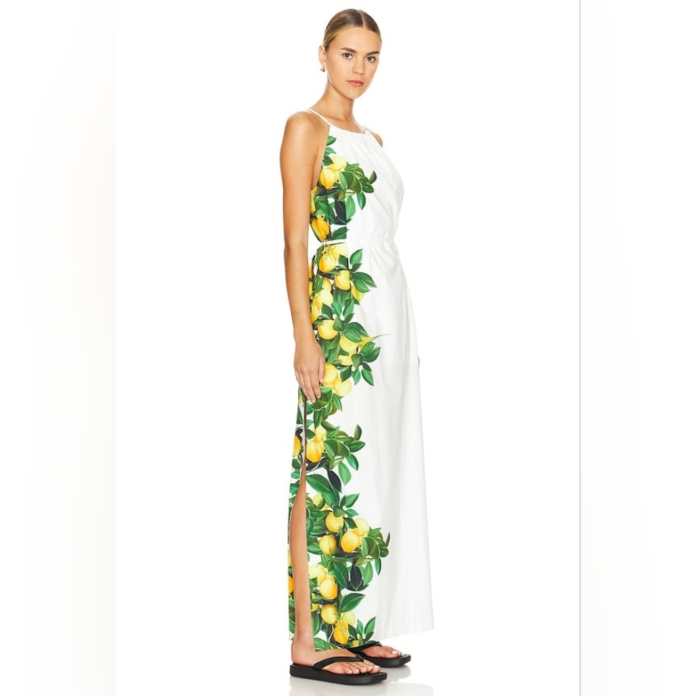 NEW Amanda Uprichard Alicanta White Maxi Dress – Size XS 🍋 - Picture 3 of 16
